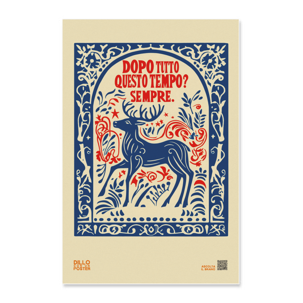 "Dopo tutto questo tempo? Sempre." – Poster Stile Azulejos