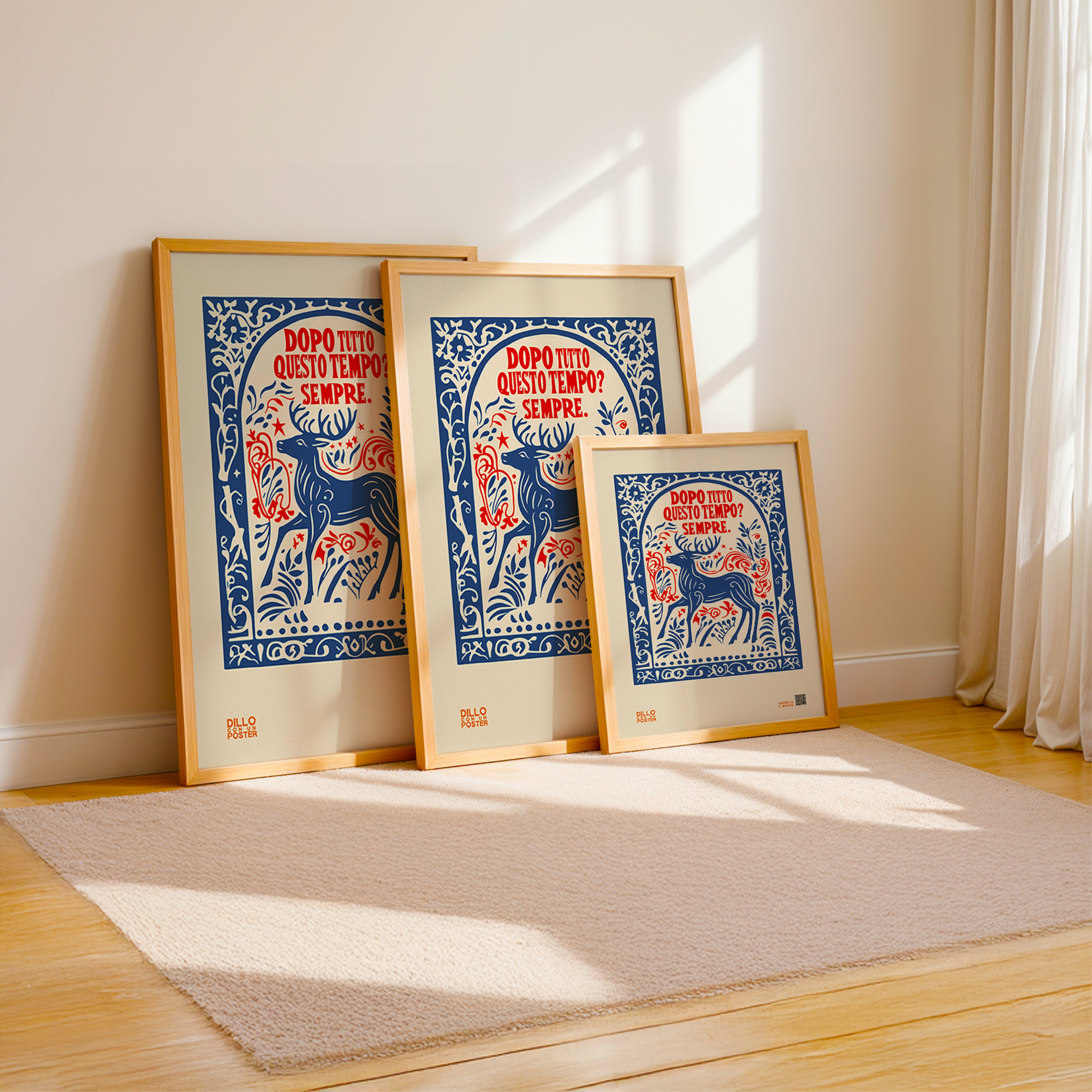 "Dopo tutto questo tempo? Sempre." – Poster Stile Azulejos